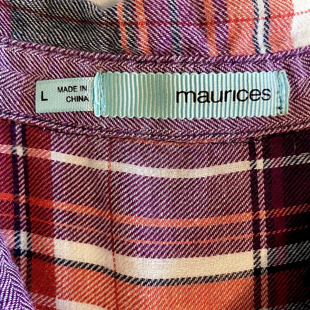 Plaid Button Up - Picture 2 of 2